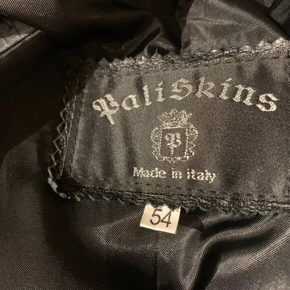 BaliSkins Italian Leather Jacket, %100 real leather ("Vera Pelle") made in Italy